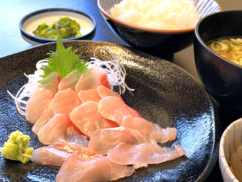 金目鯛刺身定食
